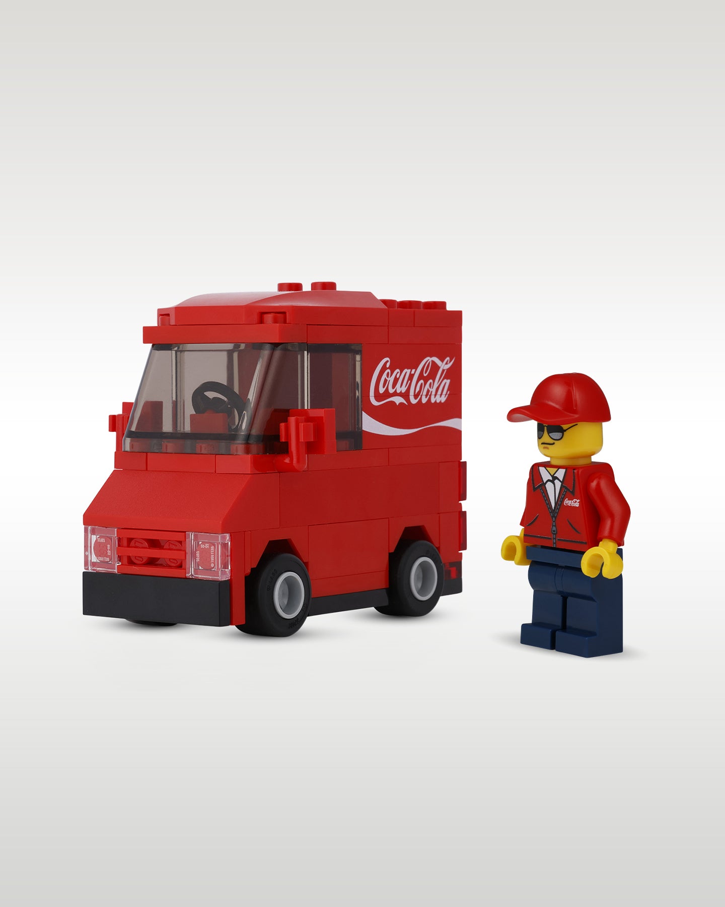 LEGO Coca-Cola Delivery Truck Driver & Bottle Crate | Trader Bricks Custom LEGO
