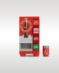 Coca-Cola Vending Machine & Soda Can