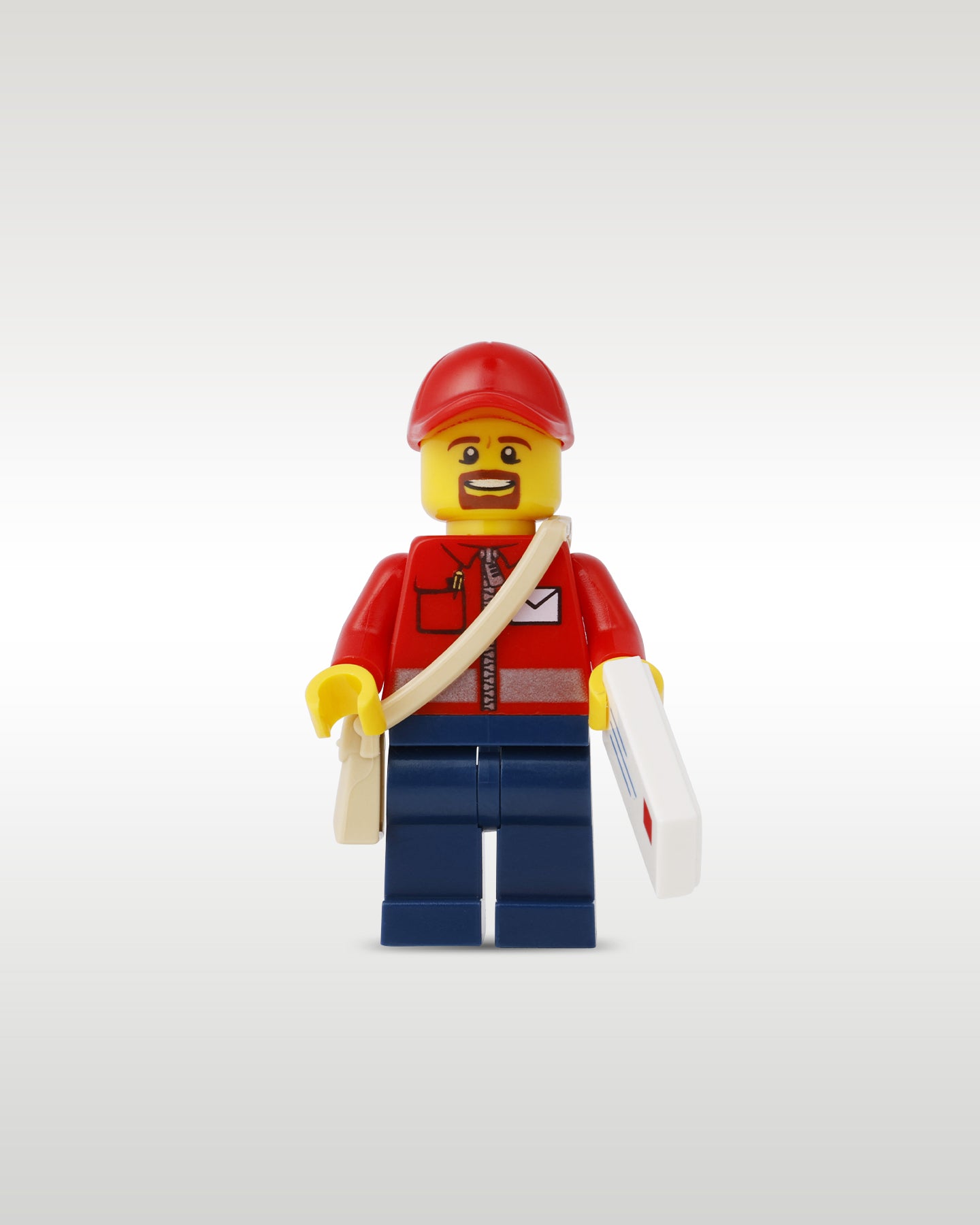 LEGO Classic Mail Delivery Truck & Driver | Trader Bricks Custom LEGO Set