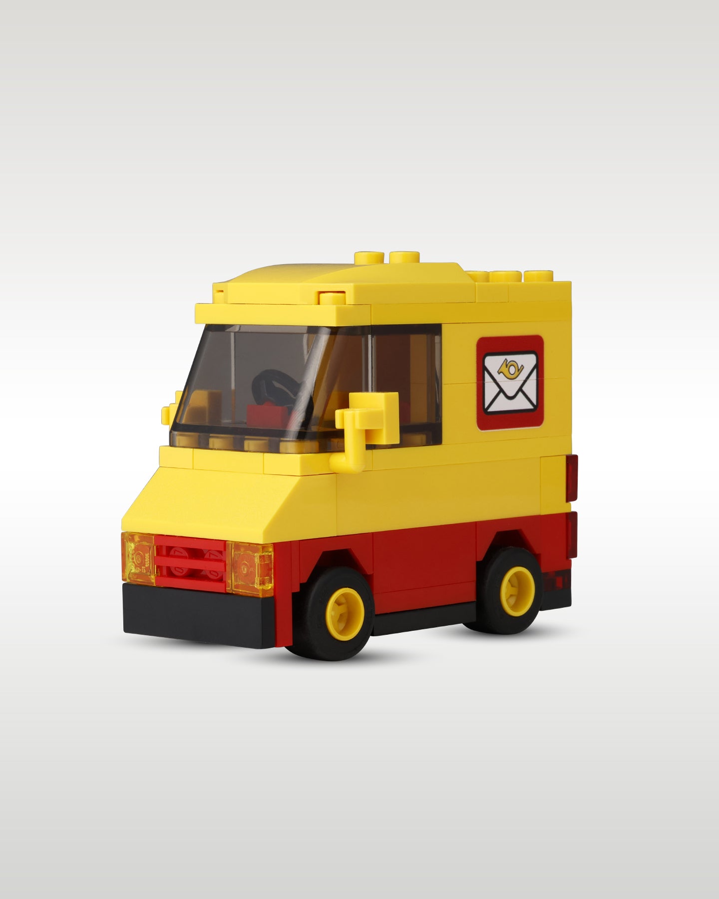 LEGO Classic Mail Delivery Truck & Driver | Trader Bricks Custom LEGO Set