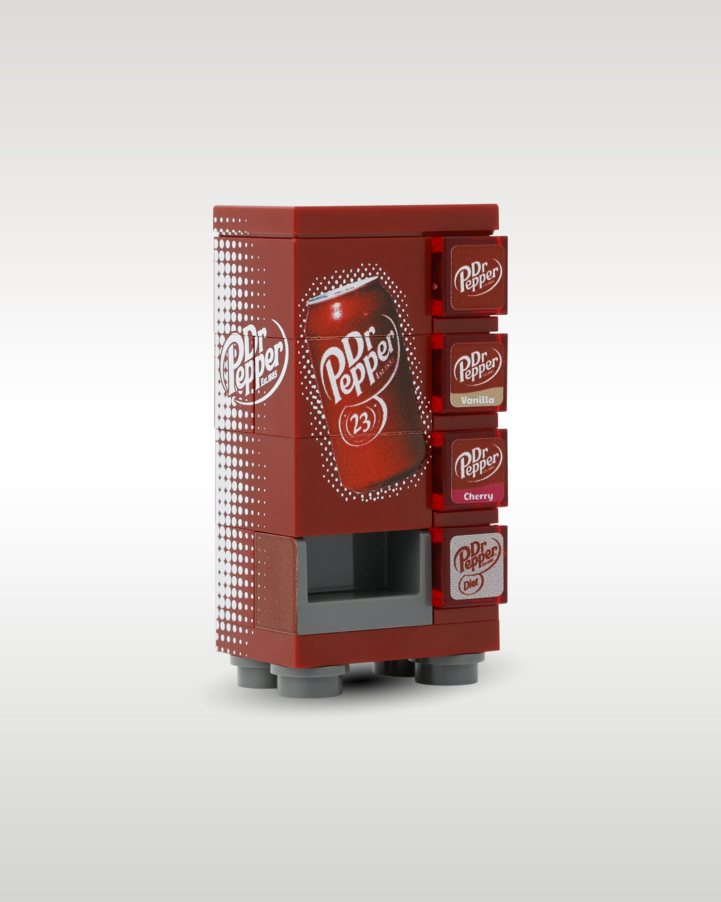 LEGO Dr. Pepper Vending Machine | Trader Bricks Custom LEGO Set
