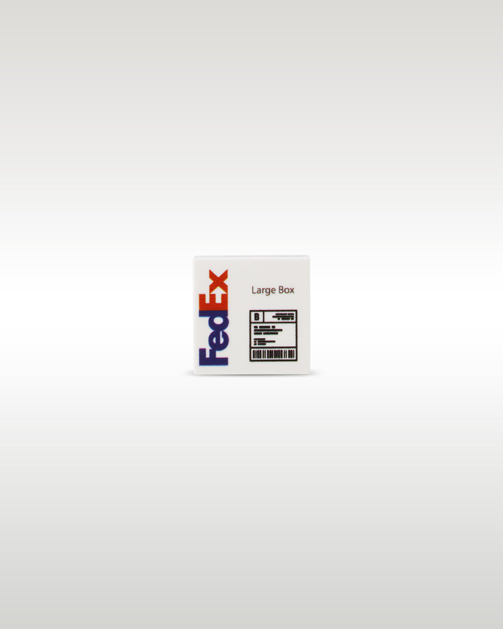 LEGO FedEx Delivery Truck Driver and Package | Trader Bricks Custom LEGO