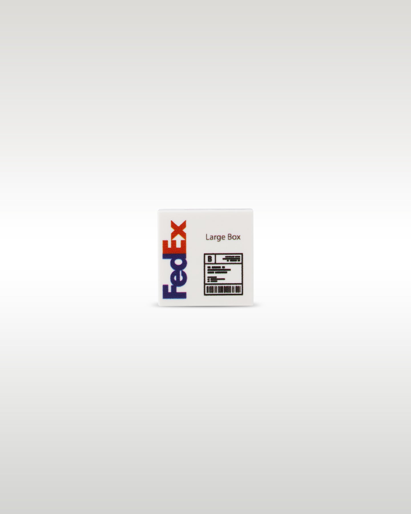 LEGO FedEx Delivery Truck Driver and Package | Trader Bricks Custom LEGO