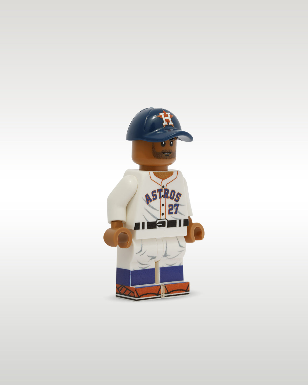 LEGO Houston Astros Jose Altuve | Trader Bricks Custom LEGO Sport References