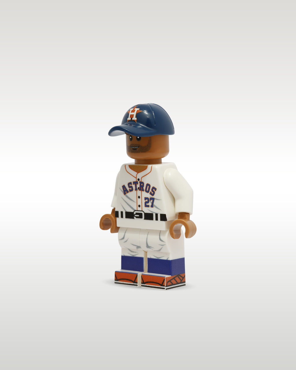 LEGO Houston Astros Jose Altuve | Trader Bricks Custom LEGO Sport References