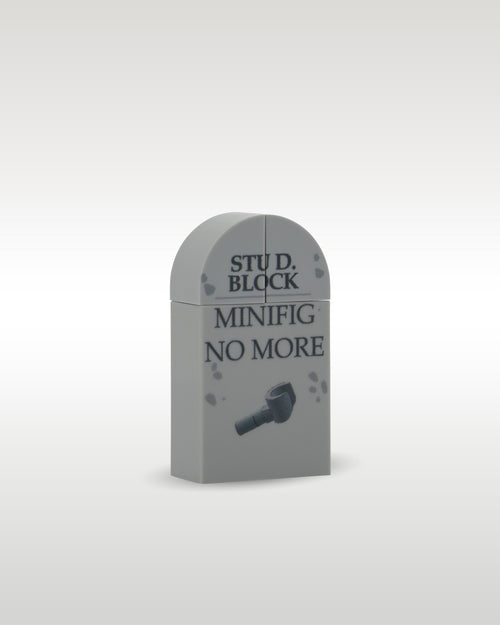 'Minifig No More' Tombstone | Custom Halloween LEGO Set Trader Bricks