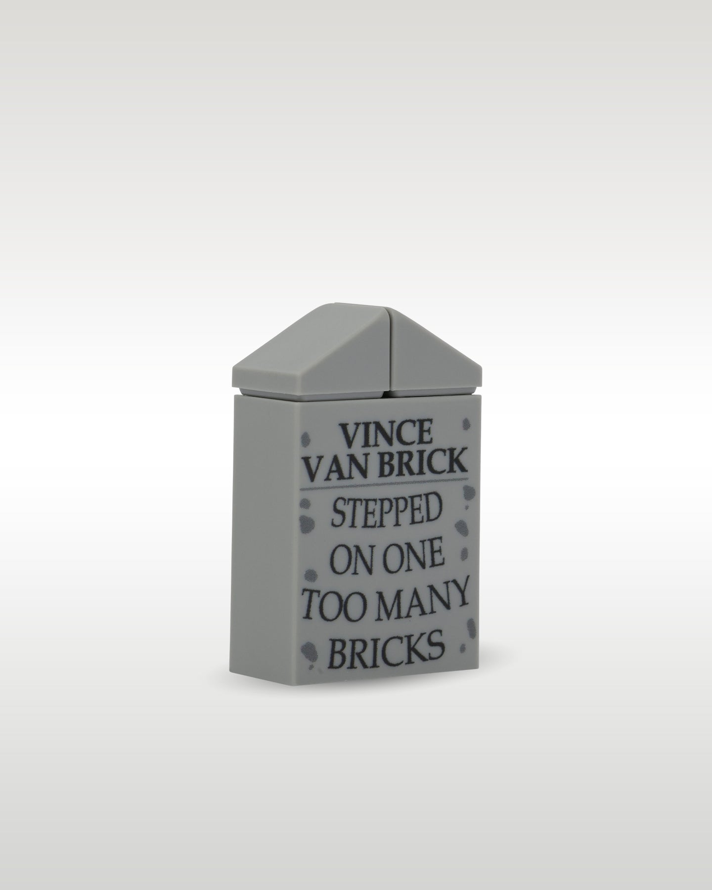 'Stepped On One Too Many Bricks' Tombstone | Trader Bricks Custom Halloween LEGO