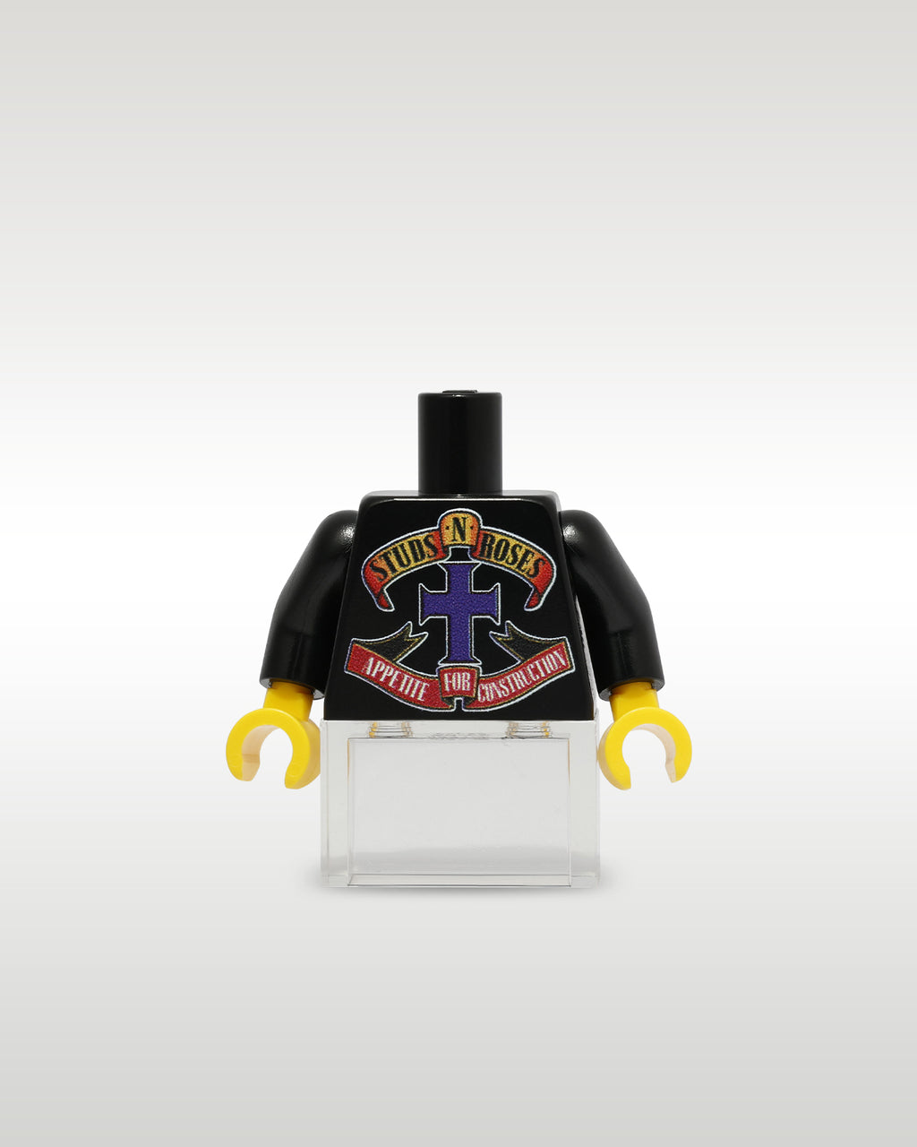 LEGO Studs N' Roses Torso Rock Band Minifigure | Trader Bricks Custom LEGO