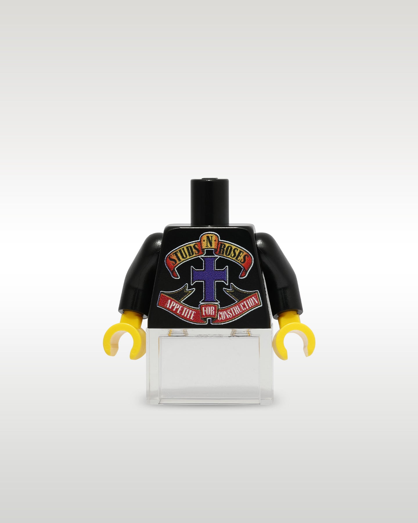 LEGO Studs N' Roses Torso Rock Band Minifigure | Trader Bricks Custom LEGO