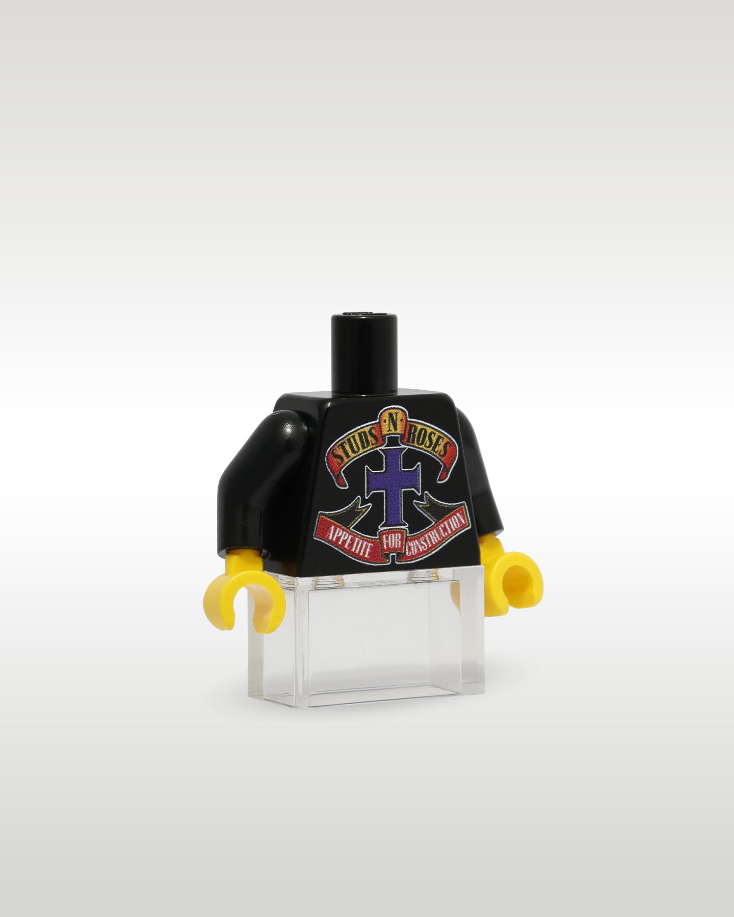 LEGO Studs N' Roses Torso Rock Band Minifigure | Trader Bricks Custom LEGO
