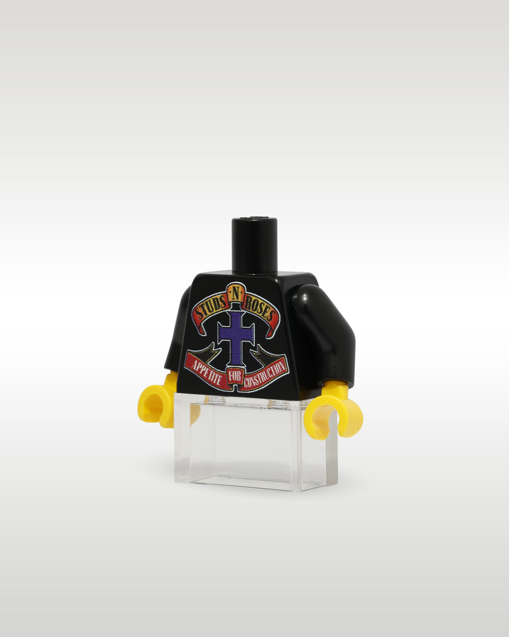 LEGO Studs N' Roses Torso Rock Band Minifigure | Trader Bricks Custom LEGO