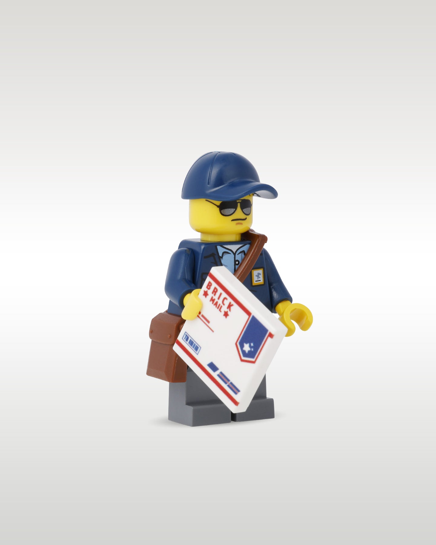 LEGO USPS Delivery Truck Driver & Mail Box | Trader Bricks Custom LEGO