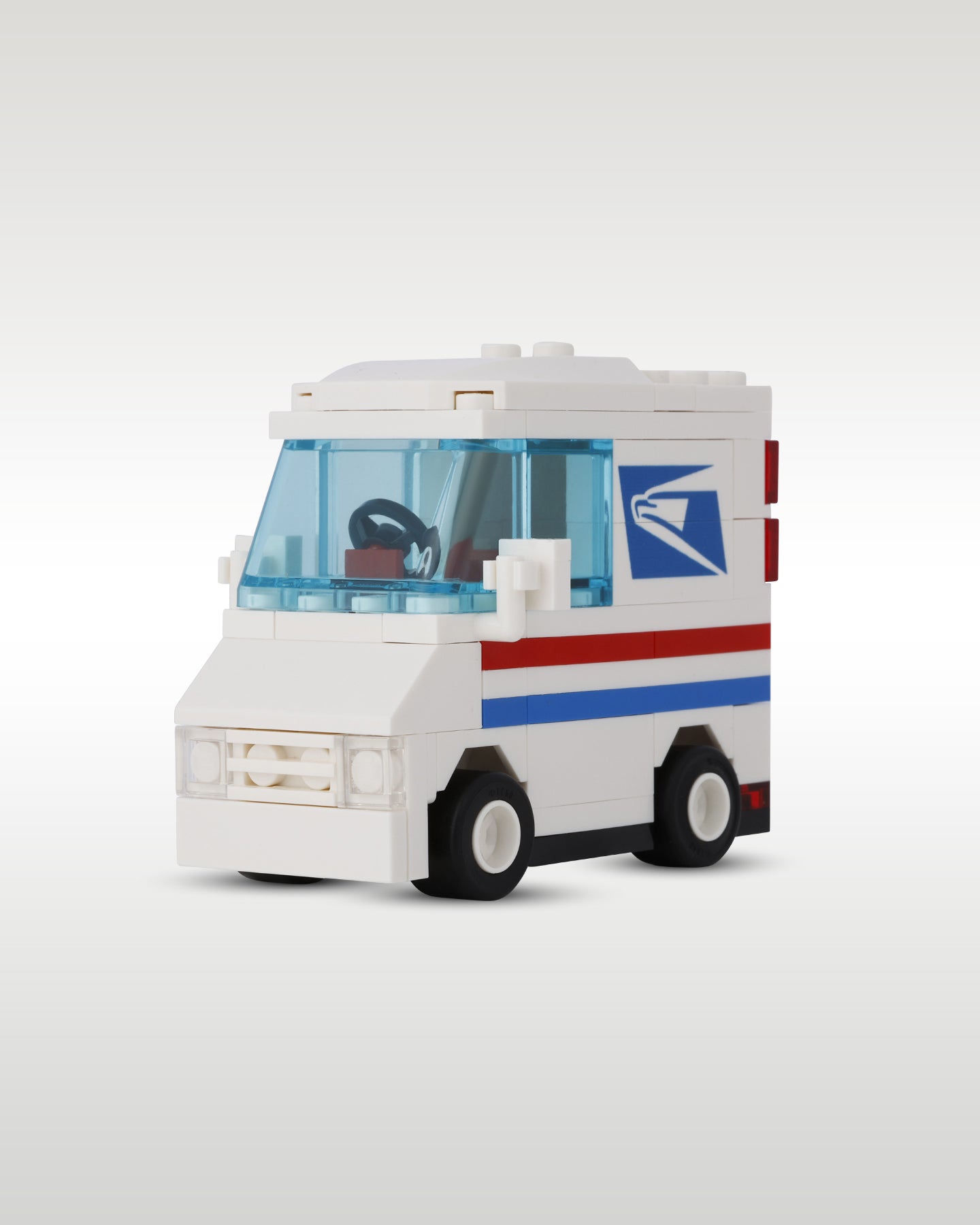 LEGO USPS Delivery Truck Driver & Mail Box | Trader Bricks Custom LEGO