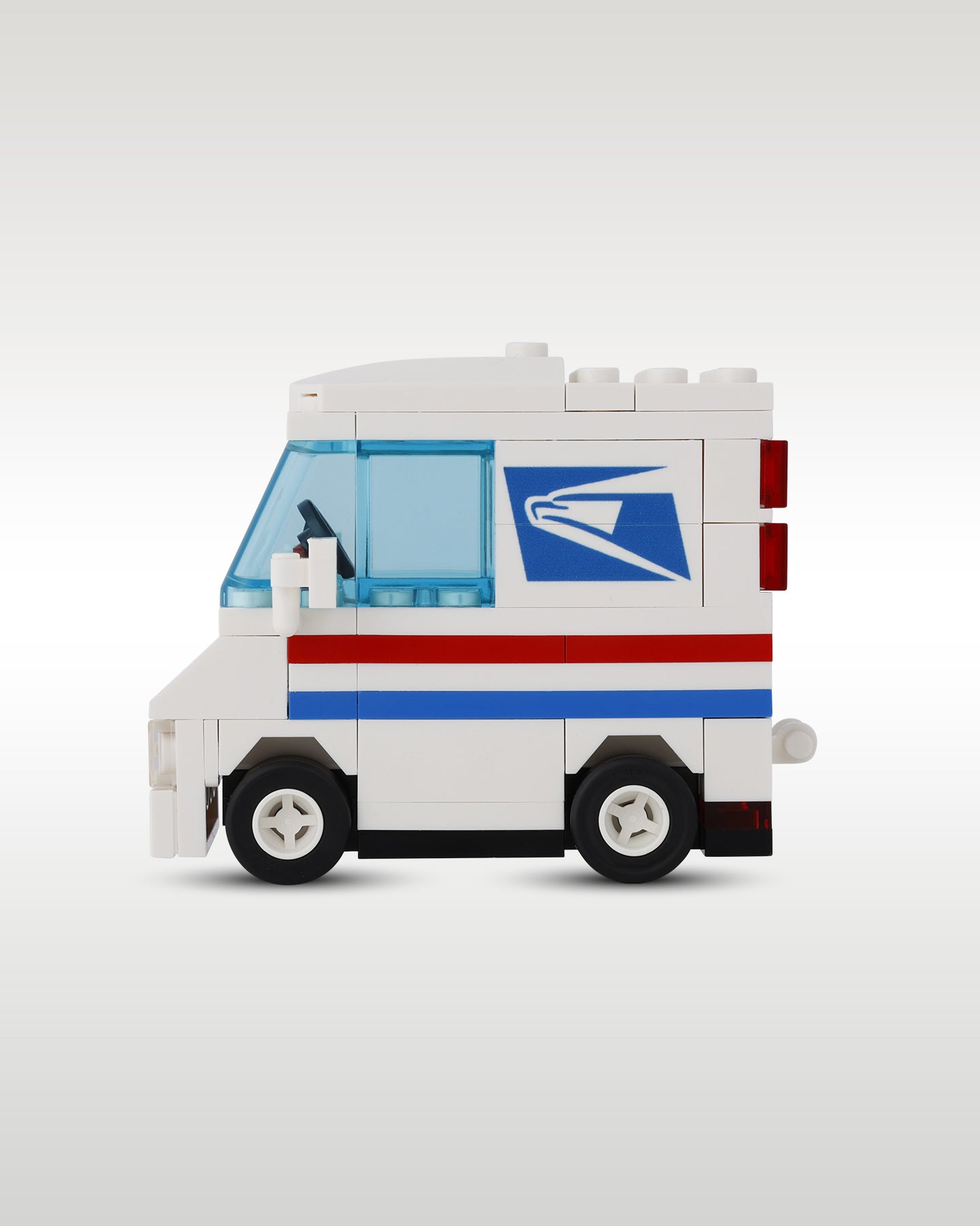 LEGO USPS Delivery Truck Driver & Mail Box | Trader Bricks Custom LEGO