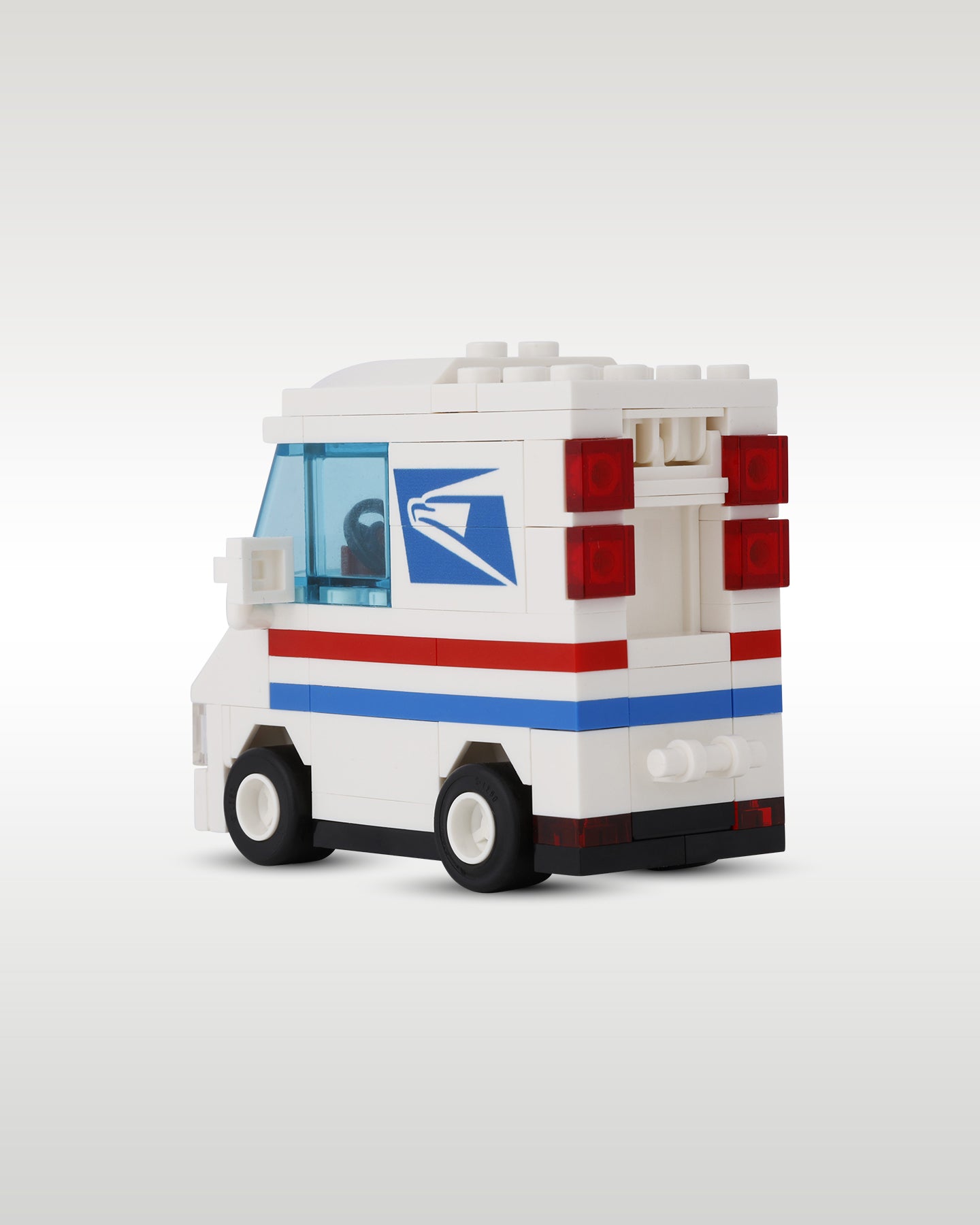 LEGO USPS Delivery Truck Driver & Mail Box | Trader Bricks Custom LEGO