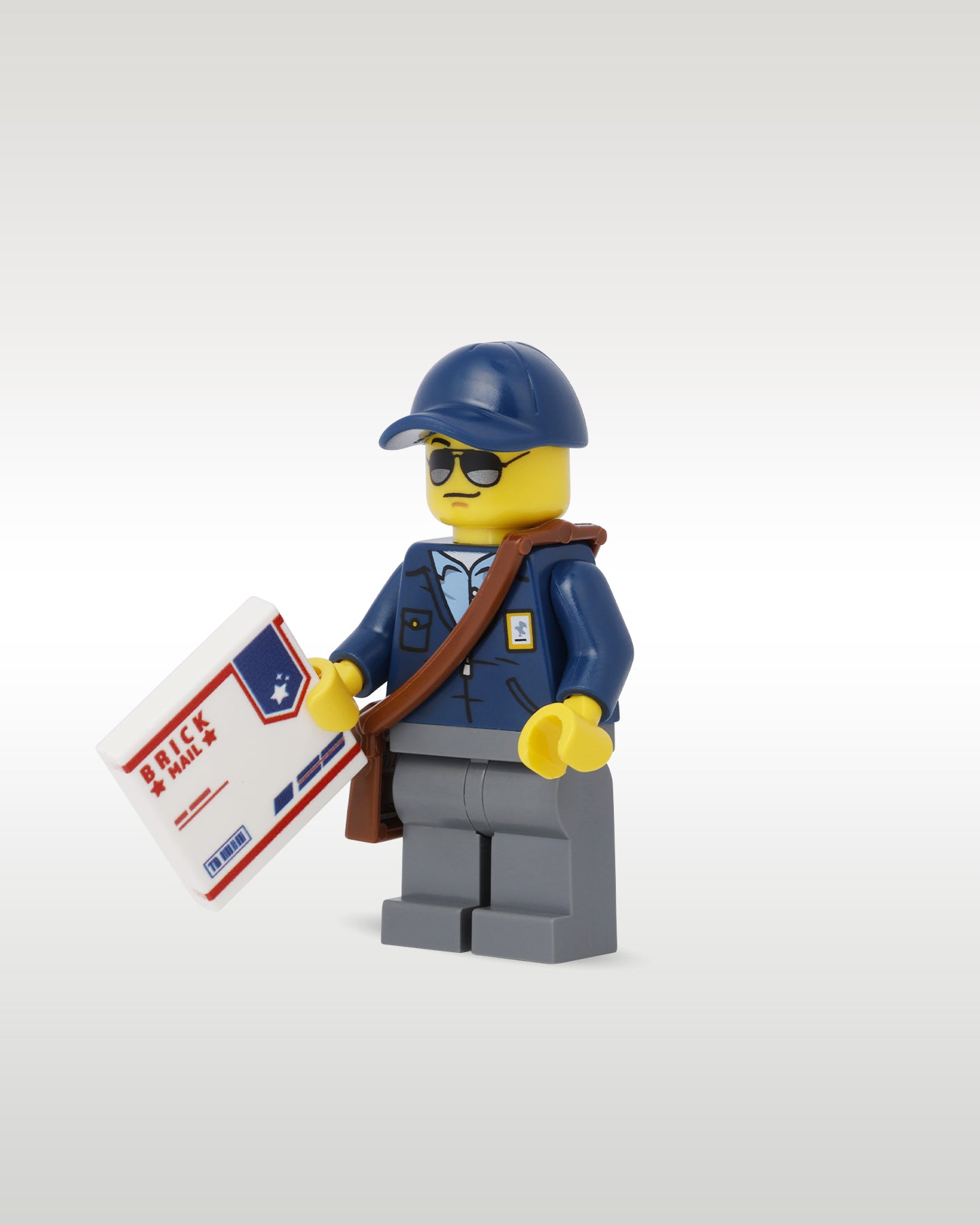 LEGO USPS Delivery Truck Driver & Mail Box | Trader Bricks Custom LEGO