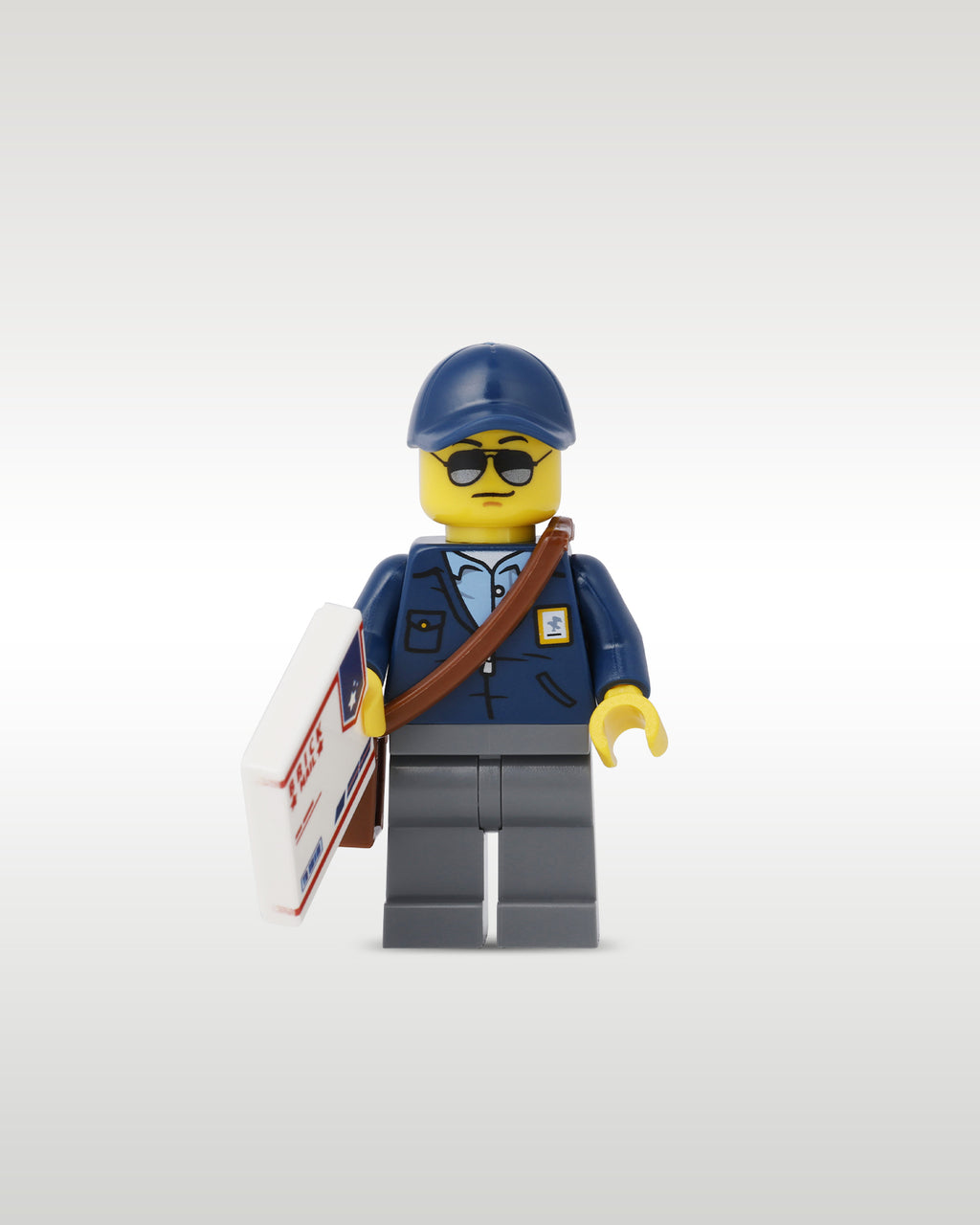LEGO USPS Delivery Truck Driver & Mail Box | Trader Bricks Custom LEGO