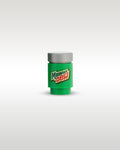 Two piece custom brick-built green Mountain Dew Soda Can