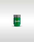Custom printed Sprite soda can accessory by Trader Bricks, featuring the classic green and white soft drink logo design on a 1x1 round brick for Lego minifigures